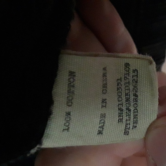 Vintage Style Black Embroidered Corduroy jacket - Picture 6 of 6